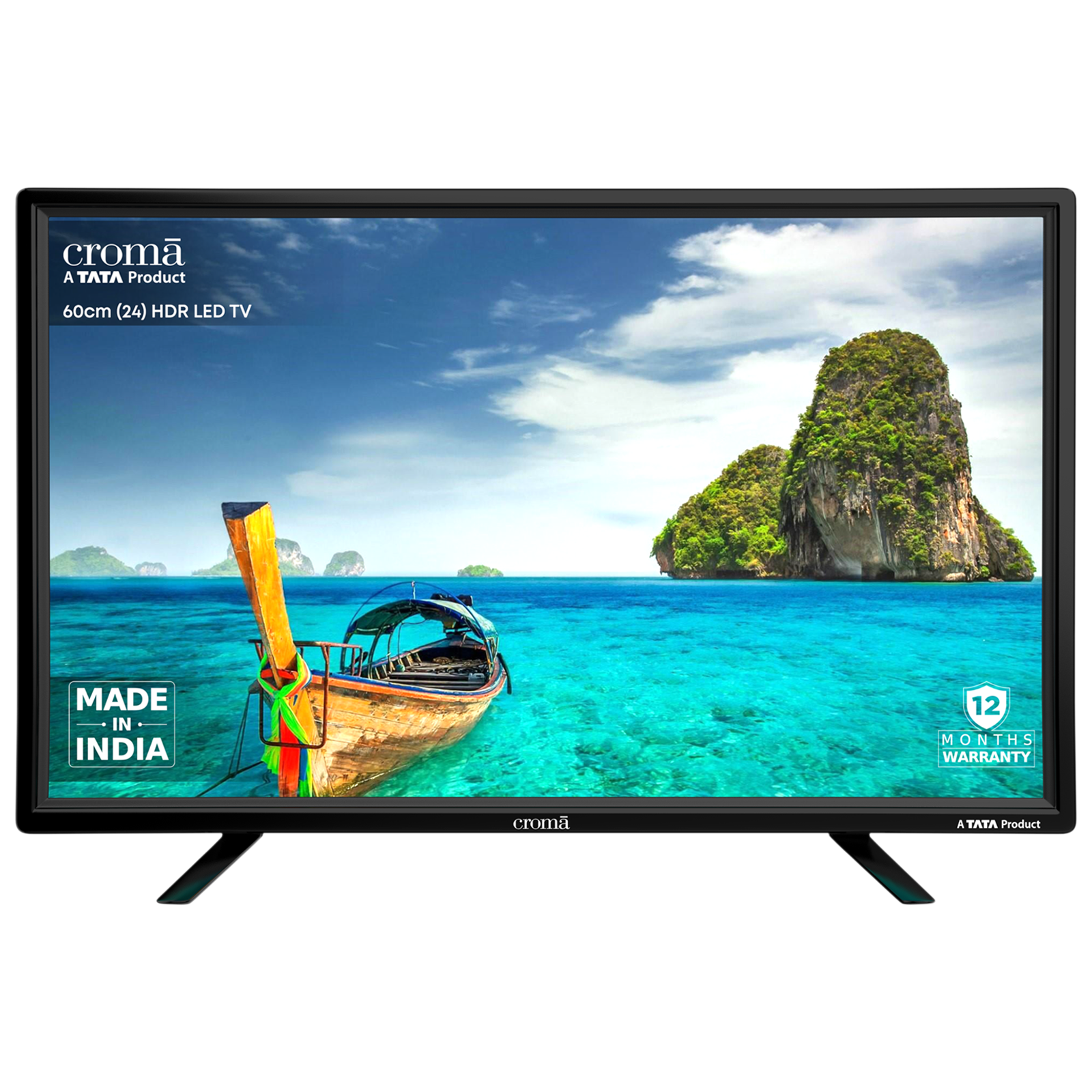 Croma 60 cm (24 inch) HD Ready LED TV with A Plus Grade Panel (2024 model)